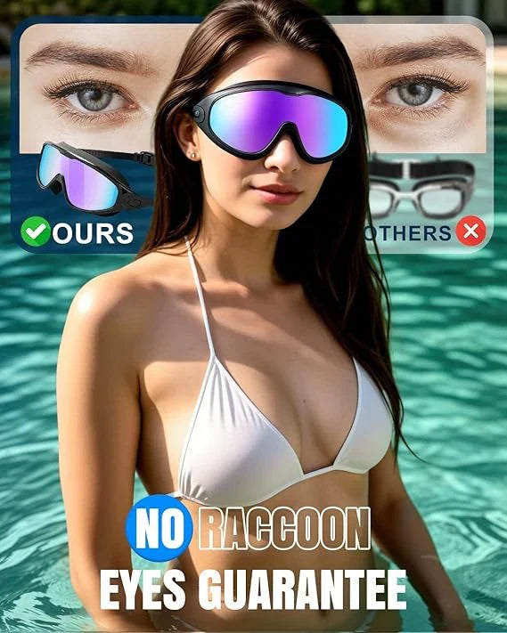 Wide View Anti Fog&UV Swimming Goggles UNISEX